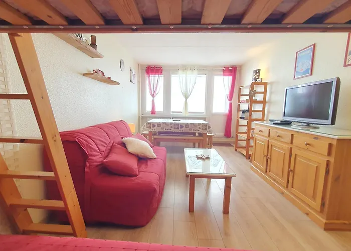 La Mongie, Studio pieds des pistes, parking intérieur privé